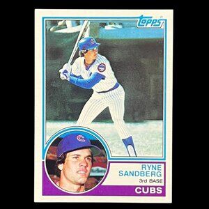 Ryne Sandberg RC 1983 Topps #583 Rookie Card - Chicago Cubs HOF – NM or better
